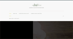 Desktop Screenshot of myfirstorchid.com